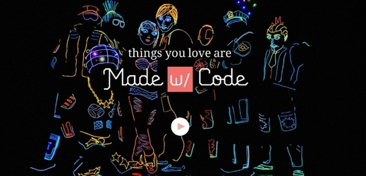 Vzdělávací program Googlu Made in Code.