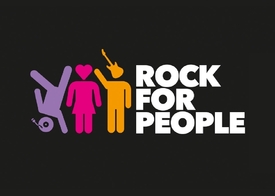 Logo, které agentura Dynamo design vytvořila pro festival Rock for People.