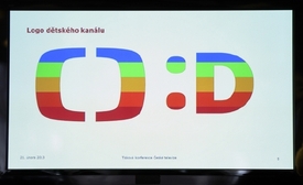 Nové logo dětského kanálu Déčko.