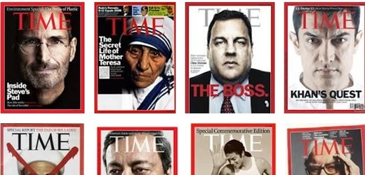 Časopis Time proslavily i jeho titulní strany.