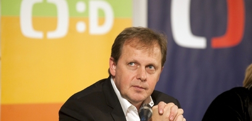 Ředitel ČT Petr Dvořák při prezentaci dětského kanálu.