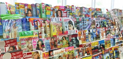 Většinu vydávaných periodik tvoří časopisy (ilustrační foto).