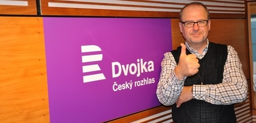 Moderátor Václav Žmolík.
