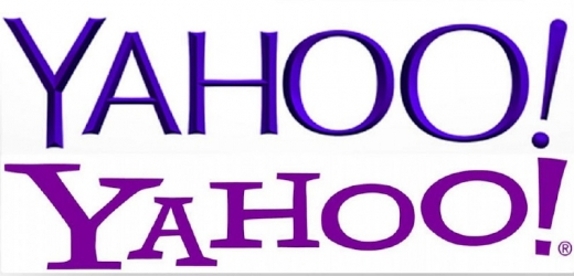 Logo Yahoo se nedávno nepatrně změnilo. 