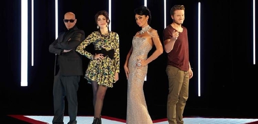 Porotci soutěže X Factor. 