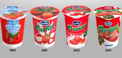 Jogurty Florian se začaly vyrábět před dvaceti lety.