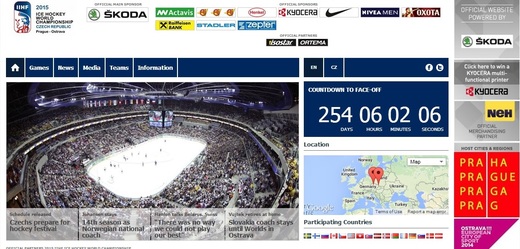 Oficiální web Mistrovství světa v ledním hokeji 2015