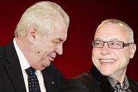 Prezident Miloš Zeman a miliardář Zdeněk Bakala. 
