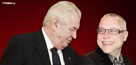 Prezident Miloš Zeman a miliardář Zdeněk Bakala. 