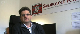 Petr Šafr také ukázal heslo k účtům Svobodného fóra.