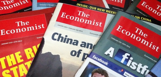 Titulní strany magazínu The Economist.
