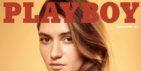Titulní strana časopisu Playboy.
