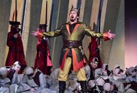 Martin Bárta jako Nabucoo 26. června 2018 při generální zkoušce Verdiho opery Nabucco.