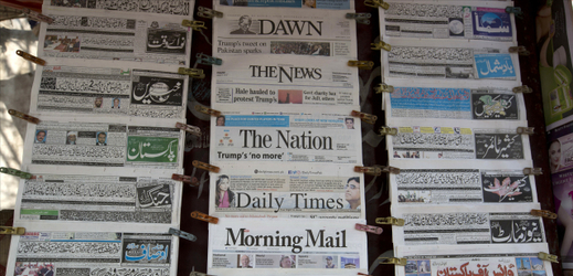 Pákistánský tisk (ilustrační foto).